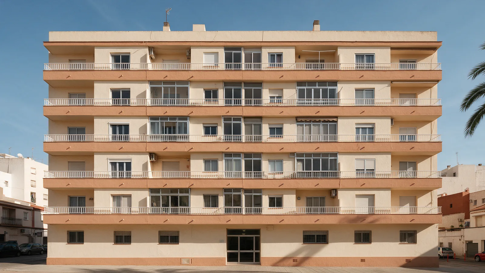 Calle Tomás Heredia 8 — fifty-two flats, two streets from the Pompidou.